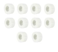 IRFHDCX Silicone Self-adhesive Waterproof Tape Insulation Flame Retardant High Temperature Resistant Water Pipe, Wire for Pipe & Water Hose(White-10Pcs,1.5M)