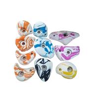 IRFHDCX Two-Tone Colour Rock Climbing Sports Outdoor Recreation Facilities Climbing Holds/Wall Professional Climbing Stone(Color-6-Wood screw)