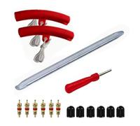 IRFHDCX Tyre Levers Tire Repair Tool Set With Steel Irons | Pry Bars Levers And Valve Stem Tools For Motorcycle And Car Maintenance