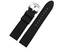 IRFKR Longer strap 20mm 22mm silicone sports watchband diving waterproof rubber male lengthened replacement watchband watch accessorie(No line pin clasp,22mm)