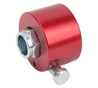 Irfora 3/4in Steering Wheel Arrow Storage Case Hub, Durable Metal (Red)