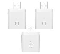 Irfora 3PCS Tuya Micro 5V Wireless USB Smart Adaptor Flexible and Portable Make USB Devices Smart via Tuya APP Voice Control Compatible with Home
