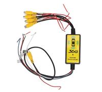 Irfora 4 Way Backup Camera Video Switcher, Intelligent Car Switcher Converter with Remote Control, MCU Circuit Detection, 360 Degree Panorama Smart Switcher for Cars, Trucks, and