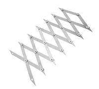 Irfora 7 Point Center Finder, Equidistant Measuring Woodworking Welding Scribe Tool for Pipe, Easily Mark Accurate Center Without Mathematical Calculation, Expandable Scissor Des