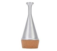 Irfora Aluminum Alloy Mute Trumpet, ND261 Practice Muffler for Musical Wind Instrument with Cork Strip, Pine Material, Home Practice Silence