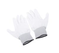 Irfora Antistatic Gloves, Coated PU Finger Palm, Comfortable & Long Lasting, Eco-friendly, Precision Assembly, Reduce Errors, & Alkali Resistant, Nonslip & Sturdy, Good Permeability (L gray)