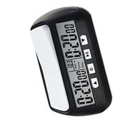 Irfora Digital Chess Timer, ABS, Audible Alarm Black English Version, Large Screen Checkers Game Clock, Simplified Setup Steps, Portable and Convenient to Carry with 2 AAA Batteries,