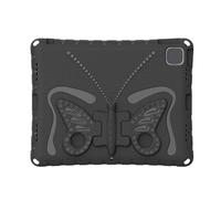 Irfora Durable Shockproof Protective Case with Foldable Handle For Pro 13" Air 13" - Complete Guard For Drops, Bumps, Scratches - Students, Professionals - Grey (Black)