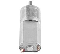 Irfora High Torque Electric Gear Reduction Motor, 12V DC 15~200RPM, Outer Diameter 20MM, Full Metal Gears for Longer Service Life, High Torque, Less Noise, Five Speed Options with (12V 50RPM)