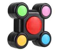 Irfora Intelligent Music Light Memory Training Game Toy for Children, Plastic Interaction Toy for Improving Communication Skills and Self-confidence (Two-hand memory training game console)