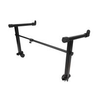 Irfora Keyboard Stand 2 Tier Adapter, Electronic Piano Rack L Shape Extension Riser, 16.5-29.5in Wide Adjustment, Lightweight Portable with Detachable Design, Sturdy and Sturdy for