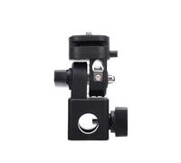 Irfora Light Stand Mount Adapter Cold Shoe Adapter Arrow Storage Case Plate for Camera DSLR Ring Light Monitor C Stand, 1/4" Screw 180 Degree Tilt, Versatile and Lightweight, for Photography and Video