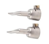 Irfora Power Tool Accessories Stainless Steel Hot Air Welding Gun Nozzle, Flat Nozzle for PP PVC Plastic Sheet Welding, Long Life, More Resistant to Dirt