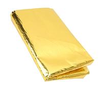 Irfora Reflection Adhesive Tape, Self-Adhesive Polymer Laminated Cloth, Reflects 80% Radiant Heat, Lightweight, Withstands Up To 450°C, Great for Wires, Fuel Lines (Gold)