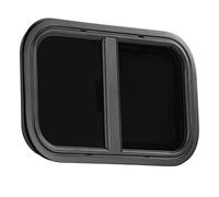 Irfora RV Rounded Corner Window Push Pull Window Sealed Proof Aluminum Alloy and Glass for Engineering Vehicle, Rounded Corner Windows with Sliding Opening, Making Your Cool in the