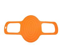 Irfora Silicone Turkey Lifter, Heat Resistant Non Stick Poultry Roast Lifter Mat, for Lifting Heavy Roasts and Poultry, Barbecue Tool (Orange)