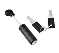 Irfora Skull Style Durable Suitcase Lock for High Security - TSA Approved for Luggage, Backpacks, and More - Made of Zinc Alloy - Black (Black)