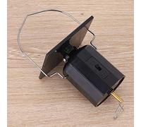 Irfora Solar Motor, Hanging Rotating Motor for Eco-Friendly Wind Ornament, Hooks for Hanging, 100%, Approx. 6.4in Total Length