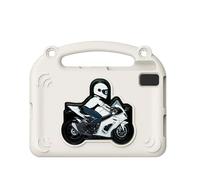 Irfora Tab S6/S5E/A7 EVA Protective Case Shockproof Kids Friendly with Stand for Tablets Cover Washable Lightweight 10.9x9.5x1.1 Inches for Protection On-The-Go (Creamy White)