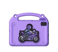 Irfora Tab S6/S5E/A7 EVA Protective Case Shockproof Kids Friendly with Stand for Tablets Cover Washable Lightweight 10.9x9.5x1.1 Inches for Protection On-The-Go (Purple)