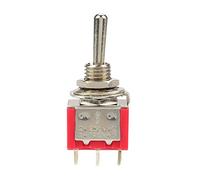 Irfora Toggle Switch DPDT 6 Pin 6mm for Automobile Home Appliance 10Pcs 3 Position ON-OFF-ON Momentary Switch
