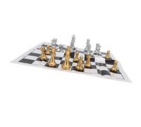 Irfora Travel-Friendly International Chess Set (Gold Box) | Lightweight and compact, iron box for protection, great for parties, leisure