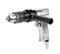 Irfora Type CW/CCW 700rpm Pneumatic Drilling Tool 1/2 Air Drill Copper Movement, Hardened Gear, Adjustable Speed for Furniture, Machinery with 1.5-13mm Chuck Capacity