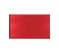 Irfora , USB 3.0 to Hard Drive Enclosure, 2.5in 5Gbps 2TB Capacity Anti Static Case with LED for Vista, Windows2000, ME, XP,WIN7, WIN8, WIN10, OS X 8.6 and Above (Red)