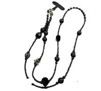 IRGVJIFR Beaded Phone Lanyard Mobile Phone Lanyard Plush Kitten Handmade Bead Long Hanging Chain Shoulder Strap Crossbody Can Be Carried Outdoors Portable