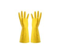 IRGVJIFR Cleaning Gloves Dishwashing Gloves 1/3/5/10PCS Heavy Duty Extra Latex Rubber Kitchen Cleaning Waterproof Wear Resistant Household Work(Yellow-10pcs,S)