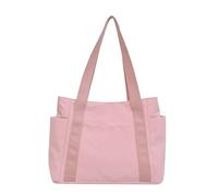 IRGVJIFR Commuter Tote Bag Women's Bag Designer Bags Commuting Shoulder Handbag Solid Color Tote Mommy Large Capacity Vacation(Pink)