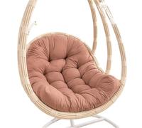 IRGVJIFR Egg Chair Cushion Egg Chair Replacement Cushion Soft Swing Pad for Balcony Patio For the garden(Coffee)