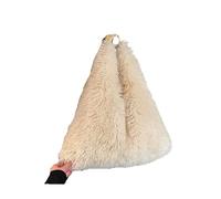IRGVJIFR Fluffy Bag Fluffy Plush Handbag Tote Winter Women Bag Faux Fur Shoulder Soft Large Capacity Lamb Wool Shopping Lady(Yellow)