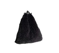 IRGVJIFR Fluffy Bag Fluffy Plush Handbag Tote Winter Women Bag Faux Fur Shoulder Soft Large Capacity Lamb Wool Shopping Lady(Black)