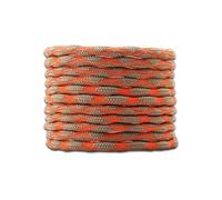 IRGVJIFR Hiking Shoelaces 4 pair Heavy Duty Shoelaces Round Boot Laces For Boots Work & Hiking Shoes Double Spherical Cross Woven For going out(Khaki orange,120cm)