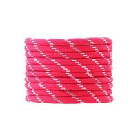 IRGVJIFR Hiking Shoelaces 4Pair Retro Color Block Round Dot Spiral Pattern Sneaker Shoelaces For Training Shoes Shoe Laces For going out(Rose red,160cm)