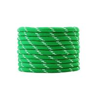 IRGVJIFR Hiking Shoelaces 4Pair Retro Color Block Round Dot Spiral Pattern Sneaker Shoelaces For Training Shoes Shoe Laces For going out(Green,140cm)