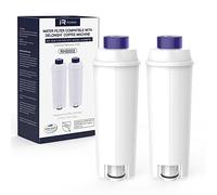iRhodesy Water Filter Compatible with Delonghi DLSC002, Filters Replacement Compatible with Delonghi ECAM, Esam, ETAM, BCO, EC.(Pack of 2)