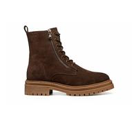 Geox Women's Ankle Boots D Iridea - Lace-Up Suede - Dark Brown UK 6