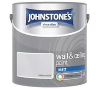 Iridescence Johnstone’s Wall & Ceiling Matt Paint 2.5L - Smooth Matt Finish, Excellent Coverage, Quick Dry, Low Odour Interior Paint for Walls & Ceilings