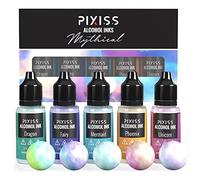 Iridescent Color Changing Alcohol Ink Set, Chameleon Colors with Extreme Shimmer for Alcohol Ink Paper, Large 0.5 Ounce Inks