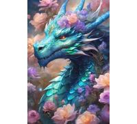 Iridescent Dragon Fantasy Notebook: Empyrean Riders - 150-Page Lined Diary, 6x9: High quality hardcover notebook perfect for fantasy book lovers