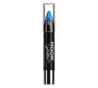 Iridescent Glitter Paint Stick/Body Crayon makeup for the Face & Body by Moon Glitter - 3.5g - Blue