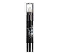 Iridescent Glitter Paint Stick / Body Crayon makeup for the Face & Body by Moon Glitter - 3.5g - White