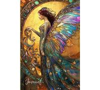 Iridescent Light Journal: A Surreal and Elegant Notebook Featuring a Realistic Art Deco Angel with Iridescent Wings, Vivid Colors, Swirls, Sparkles, ... for Inspired Writing and Spiritual Reflection
