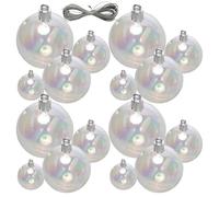 Iridescent Ornaments Balls, Clear Rainbow Ball for Halloween Cauldron, Christmas Tree, Party, Birthday Wedding Decor (36)