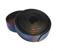 Iridescent Road Bike Tape PU Reflective Handlebar Wrap Shock Absorbent Anti-Slip Comfort Fit 215cm