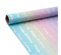 Iridescent Wrapping Paper - Star Letter Print Wrap Roll, Multifunctional Decorative Packaging Sheet | Ideal for Birthday Parties, School Events, Art Projects, Family Friends, Coworkers, Tie