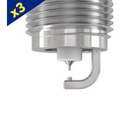 Iridium Spark Plugs x3 Ignition Electrical Replacement Spare - Denso IK20TT