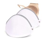 Iridsmole 2pcs Bra Bags for Washing Machine, Reusable Bra Laundry Bag, Bra Washing Machine Bag, Mesh Wash Bags for Bras, Bra Washing Machine Wash Bags, Protective Washing Bag for Bra, Underwear